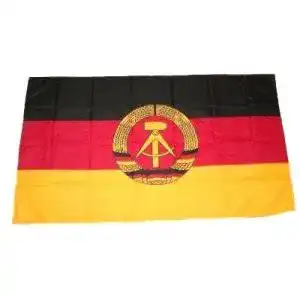 DDR-Flagge Fahnenwelt Fahne Stockflagge DDR NEU 30 x 45 cm