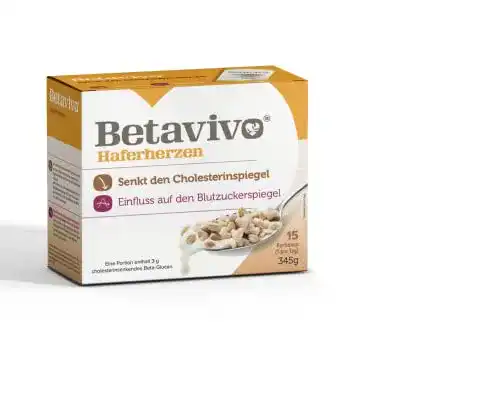 Beta-Glucan Betavivo knusprige Haferherzen, 15 Portionen