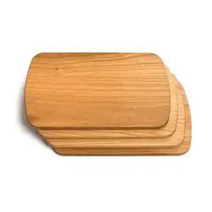 Frühstücksbrettchen Holz TNNature, Holz Kirsche, 4 teilig