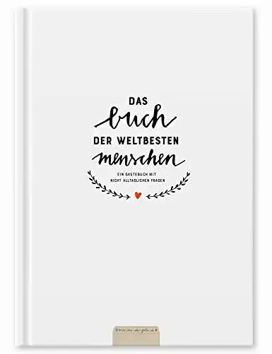 Gästebuch Eine der Guten Witziges mit Fragen zum Ausfüllen