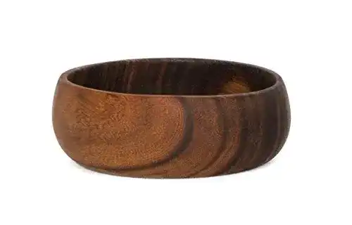 Holzschale levandeo rund aus Akazie 15cm Deko
