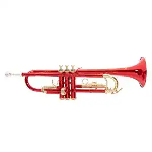 Trompete Roy Benson Bb MOD.TR-101R rot lack., inkl. Etui