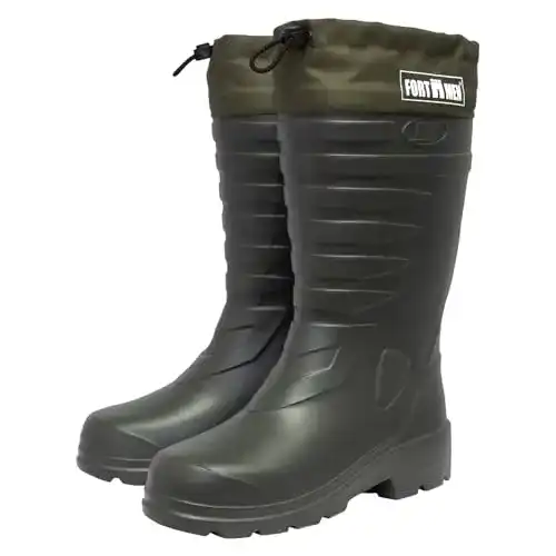 Gummistiefel Herren FortMen Federleichte Anglerstiefel Thermo EVA