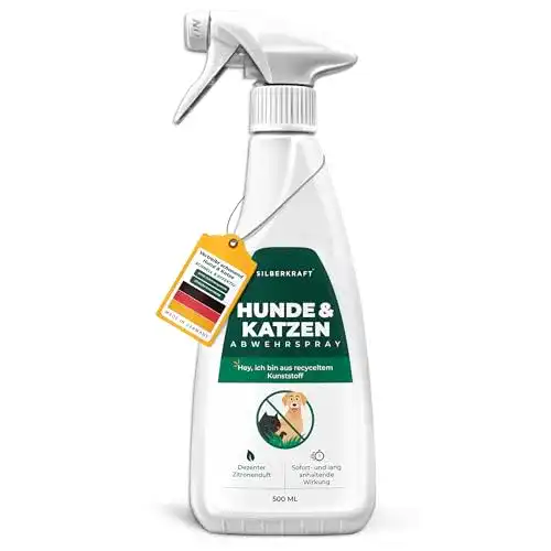 Fernhaltespray Hunde Silberkraft Hunde und Katzenabwehr Spray