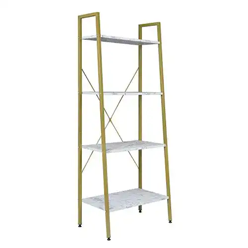Metallregal EUGAD Standregal, Industrie Design MDF Metall