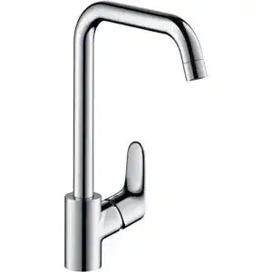 Niederdruck-Armatur hansgrohe Focus Küchenarmatur, Chrom