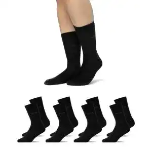 Snocks-Socken Snocks Socken Damen Schwarz 4 Paar