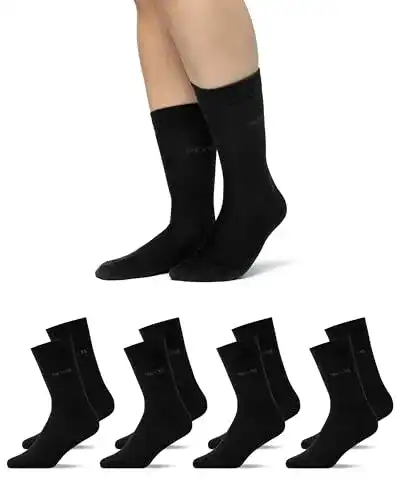Snocks-Socken Snocks Socken Damen Schwarz 4 Paar
