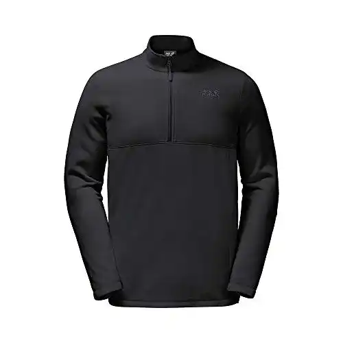 Skipullover Jack Wolfskin Herren Fleecepullover Gecko, black, S