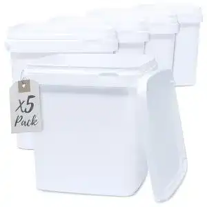 Eimer mit Deckel LG Luxury & Grace Set 5 Eimer aus Polypropylen
