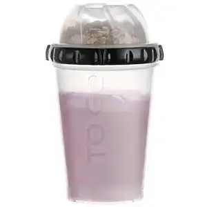 Müsli-to-go-Becher FACKELMANN, verschließbarer Zusatzbehälter