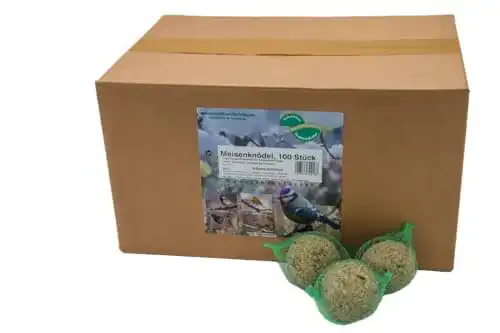 Meisenknödel Anhaltiner Premiumfutter 100 Stück mit Netz
