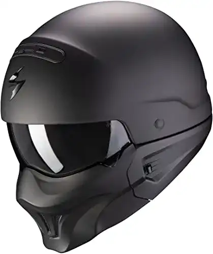 Scorpion-Helm Scorpion Unisex Nc Motorrad Helm, Schwarz, L