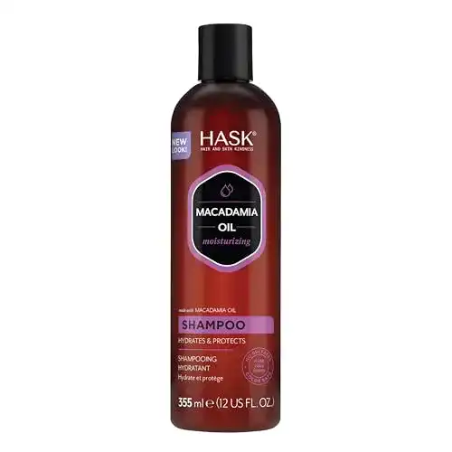 Hask-Shampoo HASK Shampoo Macadamia Moisturizing Oil