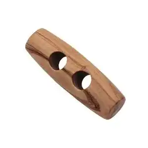 Knebelknöpfe Hartmann-Knöpfe 5 Stück Holzknöpfe, Oliven Holz