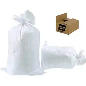 Gewebesäcke DeeGoods PP 10er Sparsets 60 cm x 105 cm weiss