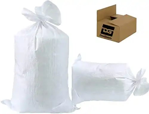 Gewebesäcke DeeGoods PP 10er Sparsets 60 cm x 105 cm weiss
