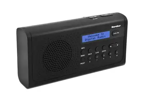 Digitalradio Karcher DAB 2405 DAB Radio tragbar, DAB+, UKW