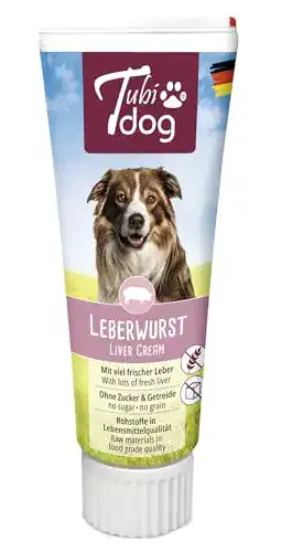 Die beste Futtertube Hund Tubi dog Leberwurst 6 x 75g 2026 Test Bestseller Futtertube Hund Tubi dog Leberwurst 6 x 75g