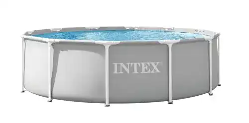 Gartenpool Intex Schwimmbecken Pool Ø 366 x 99 cm Set Prism