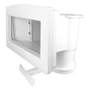 Breitmaulskimmer well2wellness ABS Pool Skimmer Set Wide Flow