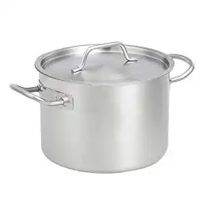 Kochtopf 8 Liter AmazonCommercial Suppentopf mit Deckel