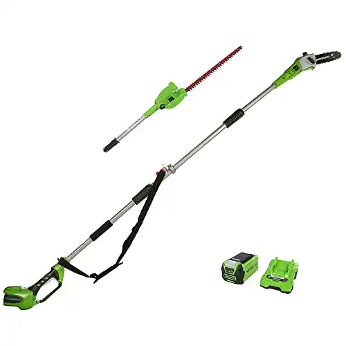 Teleskop-Heckenschere Greenworks Tools Greenworks 40V 2 in 1
