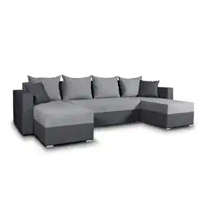 Wohnlandschaft Sofnet mit Schlaffunktion Beno, U-Form