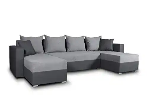 Sofa Sofnet Wohnlandschaft mit Schlaffunktion Beno, U-Form