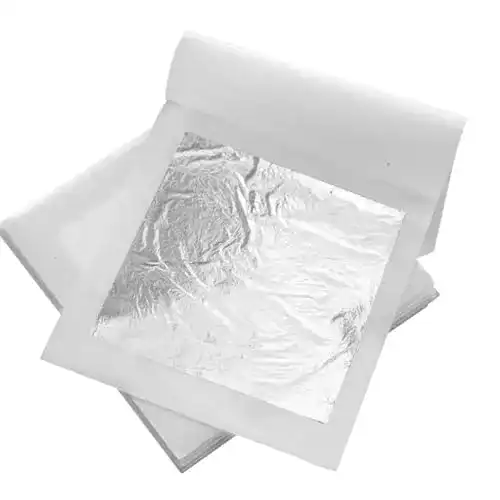 Blattsilber Vidillo 20 Stücke Silber Bastelpapier