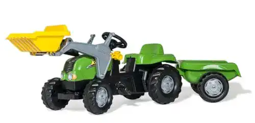 Trettraktor mit Anhänger Rolly Toys RollyKid-X (mit Frontlader