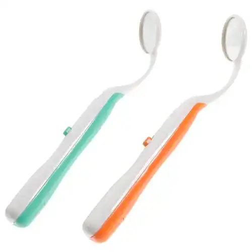 Zahnarztspiegel Healifty 2 STÜCKE Oral Dental Mirror mit LED