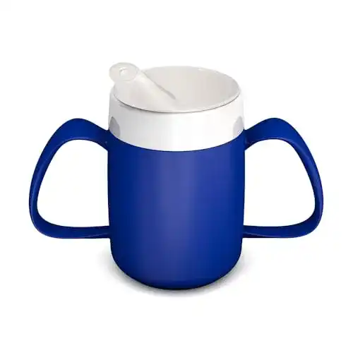 Schnabeltasse Senioren Ornamin 2-Henkel-Becher mit Trink-Trick