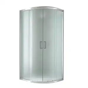 Runddusche Idralite Eckeinstieg 90×90 H198 Satiniert 6mm