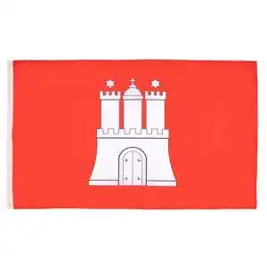 Hamburg-Flagge AZ FLAG Flagge Hamburg 90x60cm