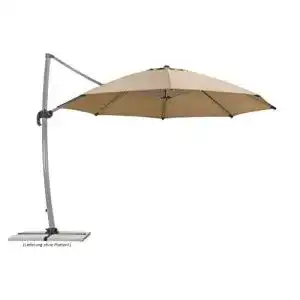 Schneider-Ampelschirm Schneider Rhodos Rondo, sand, 350 cm