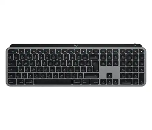 Tastatur Aluminium Logitech MX Keys für Mac kabellos beleuchtet