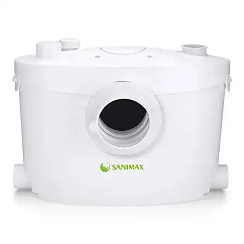 Hebeanlage SANIMAX SANI400+ Haushaltspumpe mit Kohlefilter