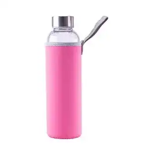 Steuber-Trinkflasche Steuber Glas-Trinkflasche mit Tasche 1000 ml