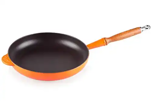 Le Creuset-Pfanne LE CREUSET Gusseisen-Bratpfanne mit Holzgriff