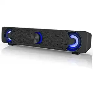 Gaming-Lautsprecher Smalody Computer-Soundbar, mit LED