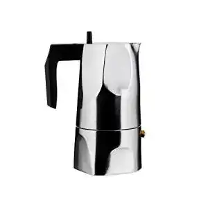 Alessi-Espressokocher Alessi MT18/3 Ossidiana 3 Tassen, Alu