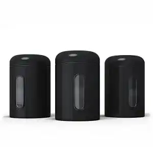 Schwarze Dose stardis Vorratsdosen 3er Set 1,9 L mit Deckel