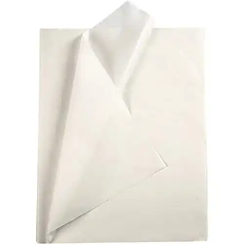 Seidenpapier OSCrea Seidenpapier weiß, 50 x 70 cm, 25 Blatt