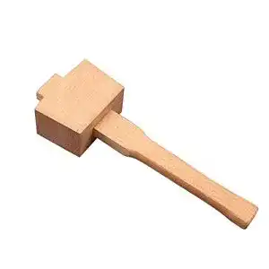Holzhammer Jroyseter Buche Hammer, mit bequemem Griff