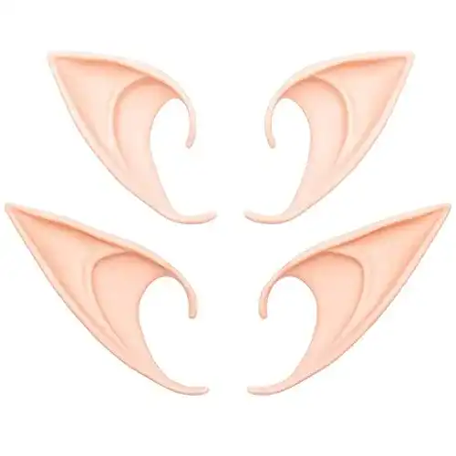 Elfenohren BigCheer 2 Paar Latex Ohren Spitzohren