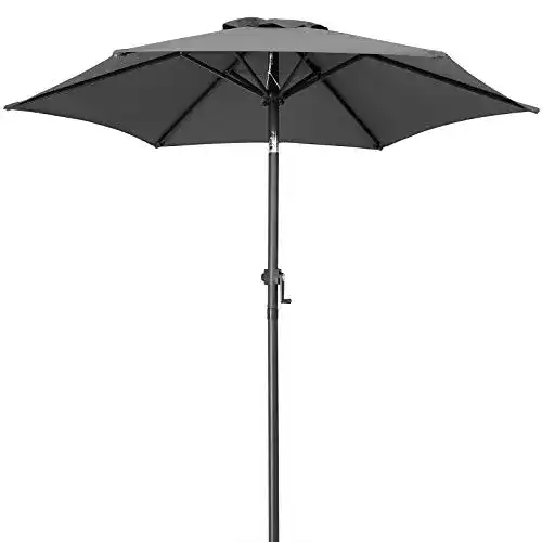 Sonnenschirm (200 cm) Kingsleeve Sonnenschirm Balkon UV 50+