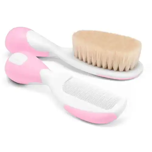 Kinder-Haarbürste Chicco Kamm und Bürste, rosa