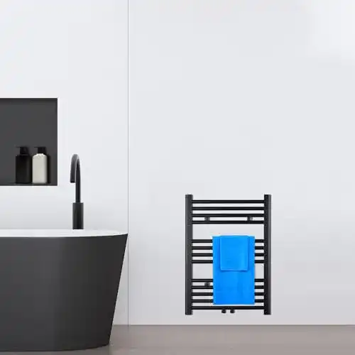 Heizkörper VILSTEIN Bad , Horizontal, Schwarz, Seitenanschluss