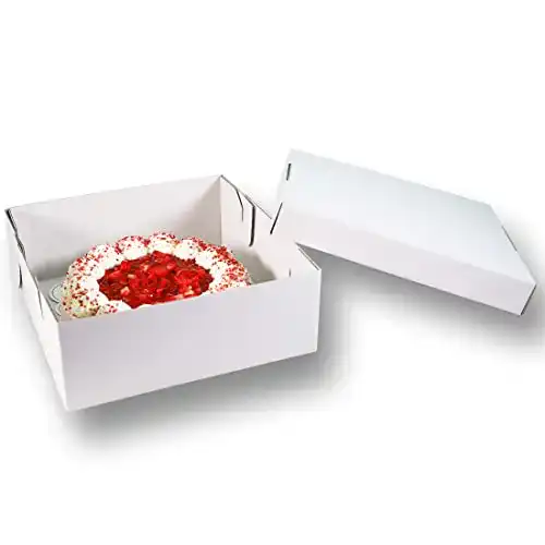 Tortenbox Europack24 50 Tortenkartons 32x32x12cm 2teilig